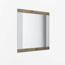 Santorini mirror white / Viking oak